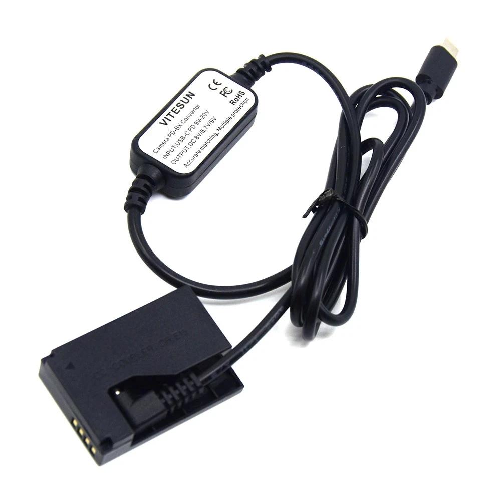 DR-E15 LP-E12 ¥ ͸ DC Ŀ÷ + USB C ͸ CA-PS700  ̺, ĳ EOS 100D Ű X7 ݶ SL1 SX70HS